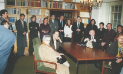 Abschlusskonzert des ISMPS-Kolloquiums Brasil 2001 im Haus der Kirchenmusik, Maria Laach. 